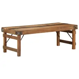 Kafijas Galdiņš Brūna 110 X 55 X 40 Cm Pārstrādāts Masīvkoks Vidaxl