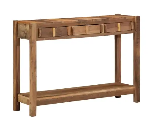 Konsolinis Stalas Ruda 107 X 33 X 76 Cm Kietas Atkurtas Medis