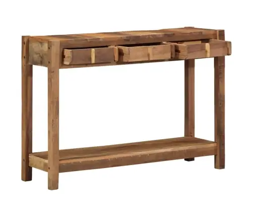 Konsolinis Stalas Ruda 107 X 33 X 76 Cm Kietas Atkurtas Medis