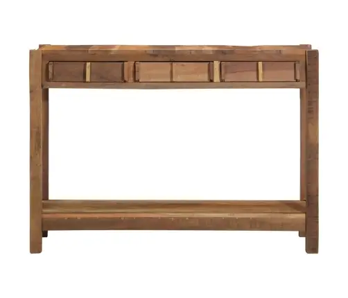 Konsolinis Stalas Ruda 107 X 33 X 76 Cm Kietas Atkurtas Medis
