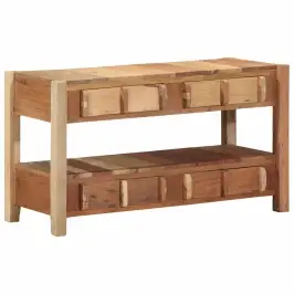 Televizora Skapīša Brūna 83 X 33 X 46 Cm Pārstrādāts Masīvkoks Vidaxl