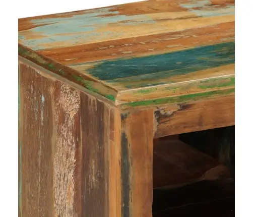 Apavu Sols 110X35X40 Cm Cietais Koks Pārstrādāts Vidaxl