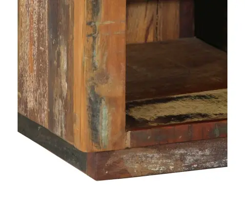 Apavu Sols 110X35X40 Cm Cietais Koks Pārstrādāts Vidaxl