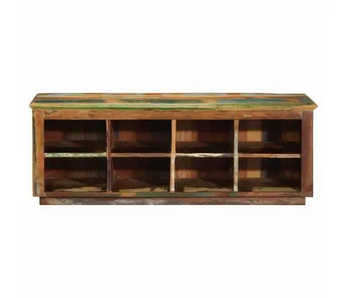 Apavu Sols 110X35X40 Cm Cietais Koks Pārstrādāts Vidaxl