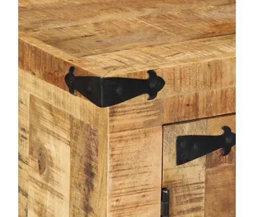 Bufete 55X35X70 Cm Masīvkoka Raupas Mango Vidaxl