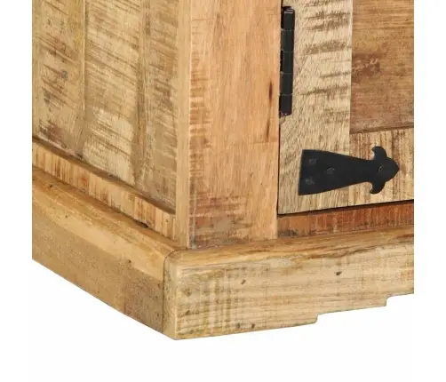 Bufete 55X35X70 Cm Masīvkoka Raupas Mango Vidaxl