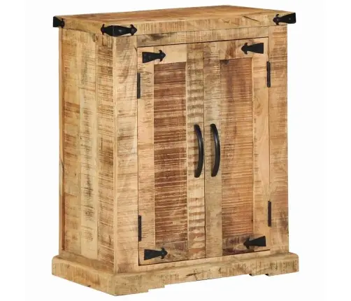 Bufete 55X35X70 Cm Masīvkoka Raupas Mango Vidaxl