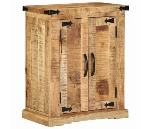 Bufete 55X35X70 Cm Masīvkoka Raupas Mango Vidaxl