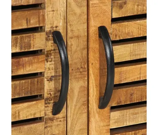 Apavu Sols 110X38X45 Cm Masīvkoks Raupja Mango Vidaxl