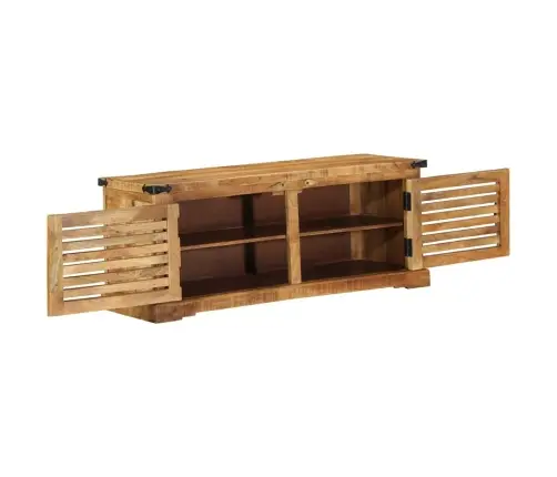 Apavu Sols 110X38X45 Cm Masīvkoks Raupja Mango Vidaxl