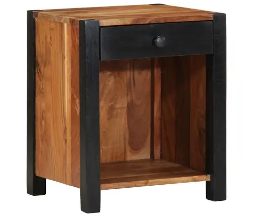 Nakts Skapītis 40X35X50 Cm Cieta Koka Akācija Vidaxl