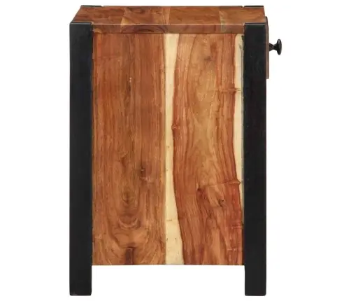 Nakts Skapītis 40X35X50 Cm Cieta Koka Akācija Vidaxl