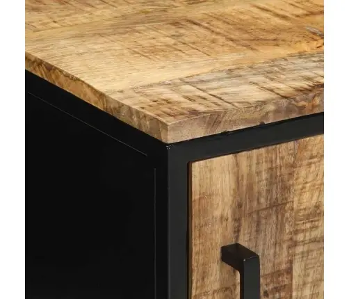 Gultas Skapji 2 Pcs Brūns Un Melns Standarta Vidaxl