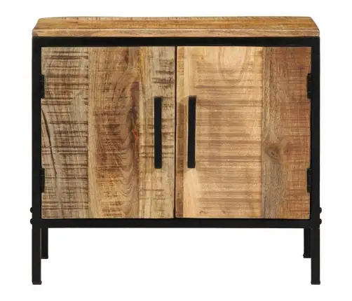 Šalia Lovos Spintelė Ruda Ir Juoda 50 X 30 X 45 Cm