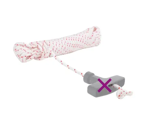 Tõmmake Käivitusnöör, Valge Ja Punane, Ø5 Mm, 10 M, Nailon