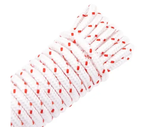 Tõmmake Käivitusnöör, Valge Ja Punane, Ø5 Mm, 10 M, Nailon