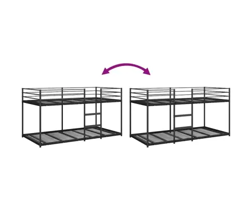 Narivoodi Ilma Madratsita Must 90X190 Cm Teras