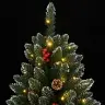 Mākslīgā Ziemassvētku Egle, 120 Cm, 150 Led Vidaxl