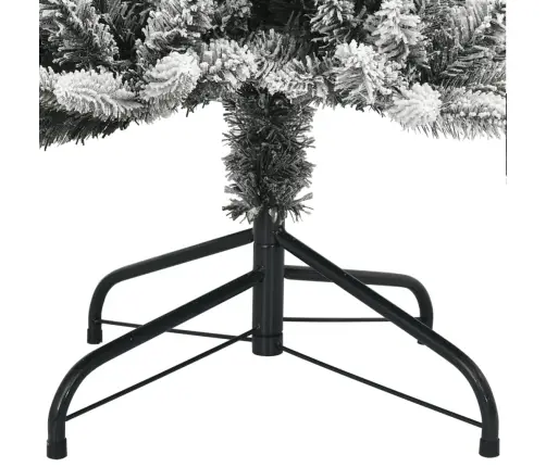 Mākslīgā Ziemassvētku Egle Ar Sniegu, 120 Cm, 150 Led Vidaxl