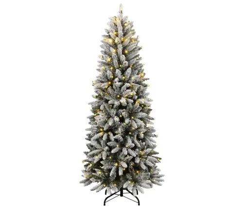 Mākslīgā Ziemassvētku Egle Ar Sniegu, 210 Cm, 300 Led Vidaxl