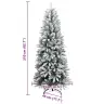 Mākslīgā Ziemassvētku Egle Ar Sniegu, 210 Cm, 300 Led Vidaxl