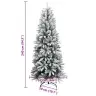 Mākslīgā Ziemassvētku Egle Ar Sniegu, 240 Cm, 300 Led Vidaxl