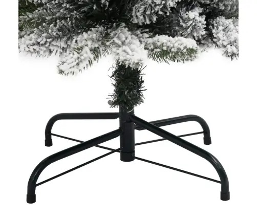 Mākslīgā Ziemassvētku Egle Ar Sniegu, 120 Cm, 150 Led Vidaxl