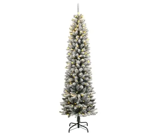 Kunstkuusk 150 Ledi Ja Lumiste Okstega, 150 Cm