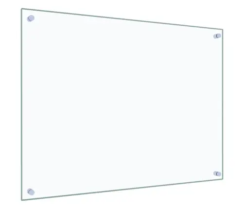 Virtuves Paneļi, 2 Gab., 80X60 Cm, Rūdīts Stikls, Caurspīdīgi Vidaxl