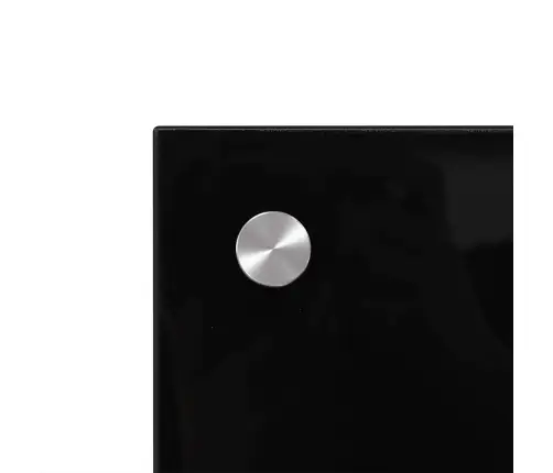 Virtuvės Sienelės, 2Vnt., Juodos, 70X40cm Grūdintas Stiklas