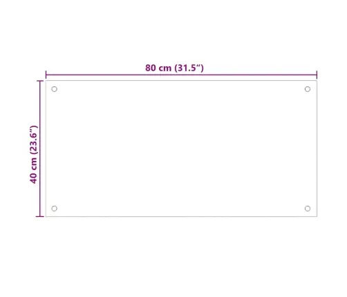 Virtuves Sienas Paneļi, 2 Gab., 80X40 Cm, Rūdīts Stikls, Melns Vidaxl