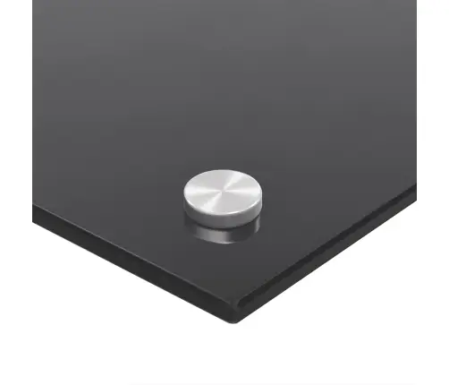 Virtuves Sienas Paneļi, 2 Gab., 80X60 Cm, Rūdīts Stikls, Melns Vidaxl