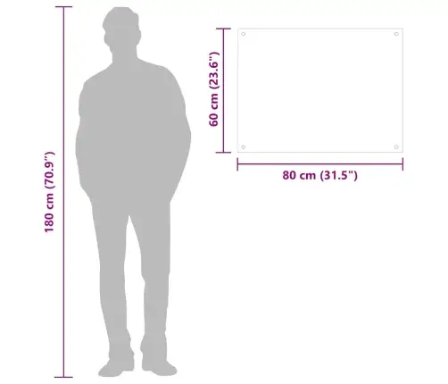 Virtuves Sienas Paneļi, 2 Gab., 80X60 Cm, Rūdīts Stikls, Melns Vidaxl