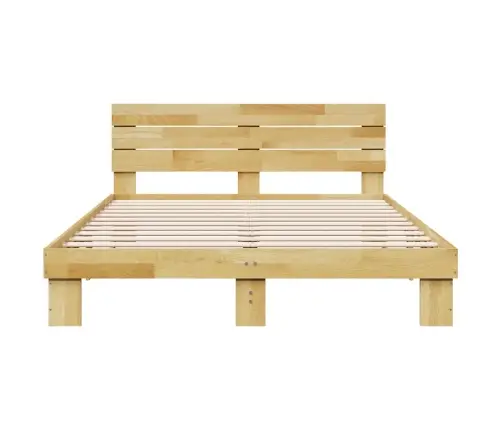 Lovos Rėmas Su Galvūgaliu Be Čiužinio 135X190 Cm Ąžuolo Masyvo
