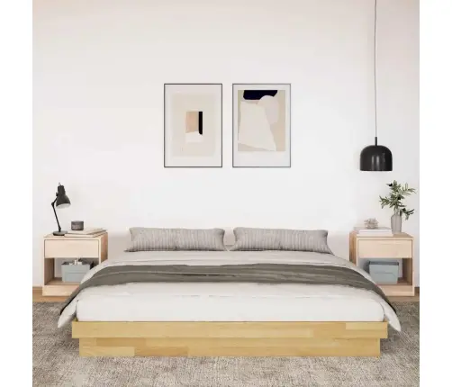 Lovos Rėmas Be Čiužinio 180X200 Cm Ąžuolo Masyvo