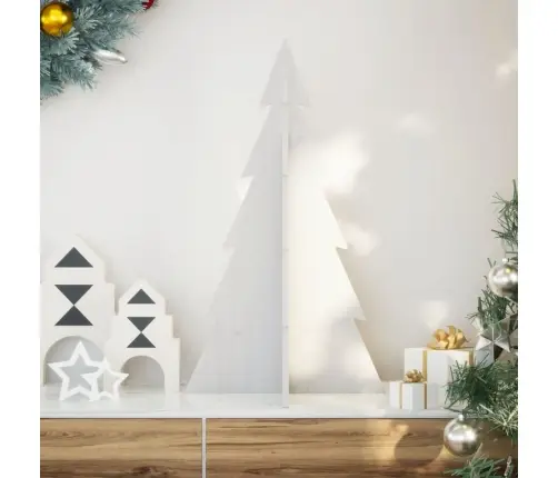 Koka Ziemassvētku Eglīte, Balta, 80 Cm, Priedes Masīvkoks Vidaxl Koka Ziemassvētku Eglīte, Balta, 80 Cm, Priedes Masīvkoks Vidaxl