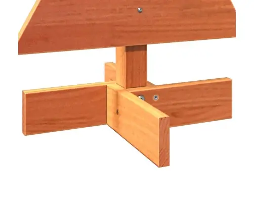 Koka Ziemassvētku Eglīte, Vaska Brūna, 60 Cm, Priedes Masīvkoks Vidaxl