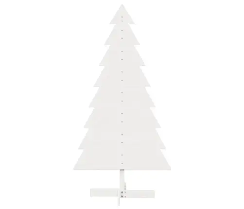 Koka Ziemassvētku Eglīte, Balta, 150 Cm, Priedes Masīvkoks Vidaxl