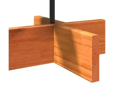 Koka Ziemassvētku Eglīte, Vaska Brūna, 60 Cm, Priedes Masīvkoks Vidaxl