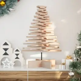 Puidust Jõulupuu Kaunistuseks, 80 cm Männipuit