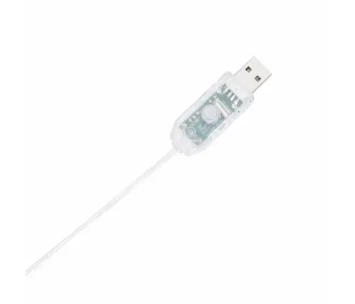Ziemassvētku Rotājums Candy Cane 50 Leds Silti Balts Vidaxl