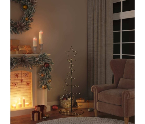 Led Kalėdų Eglutė 80 Led Šiltai Balta 120 Cm