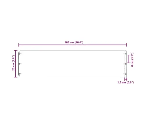 Zālāju Apmales 20 Gab 25X103 Cm Elastīgs Tērauds Vidaxl