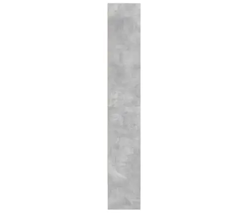 Grāmatu Plaukts, Betona Pelēks, 80X30X189 Cm, Inženierijas Koks Vidaxl