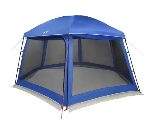 Baseina Telts Ar Noņemamām Mušu Un Sieta Sienām Debeszila Zila Vidaxl