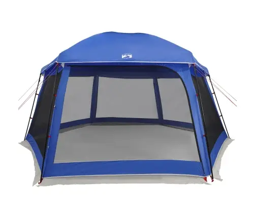 Baseina Telts Ar Noņemamām Mušu Un Sieta Sienām Debeszila Zila Vidaxl