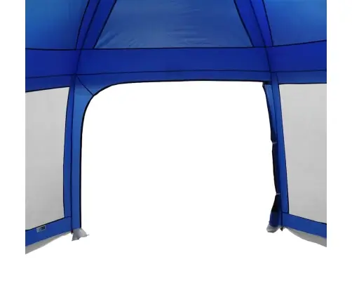 Baseina Telts Ar Noņemamām Mušu Un Sieta Sienām Debeszila Zila Vidaxl