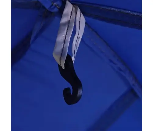 Baseina Telts Ar Noņemamām Mušu Un Sieta Sienām Debeszila Zila Vidaxl