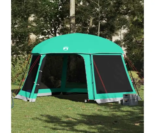 Baseina Telts Ar Noņemamām Mušu Un Sieta Sienām 512X458 Cm Vidaxl