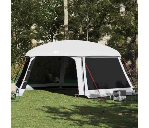 Baseina Telts Ar Noņemamām Mušu Un Sieta Sienām 670X590 Cm Vidaxl